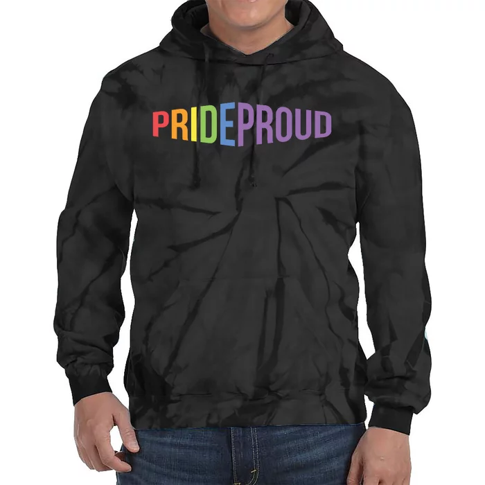 Pride Proud LGBT Tie Dye Hoodie