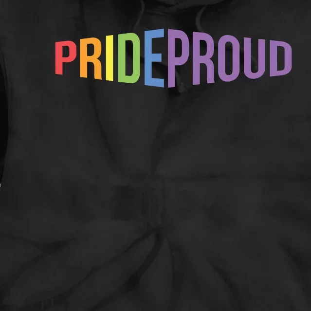 Pride Proud LGBT Tie Dye Hoodie