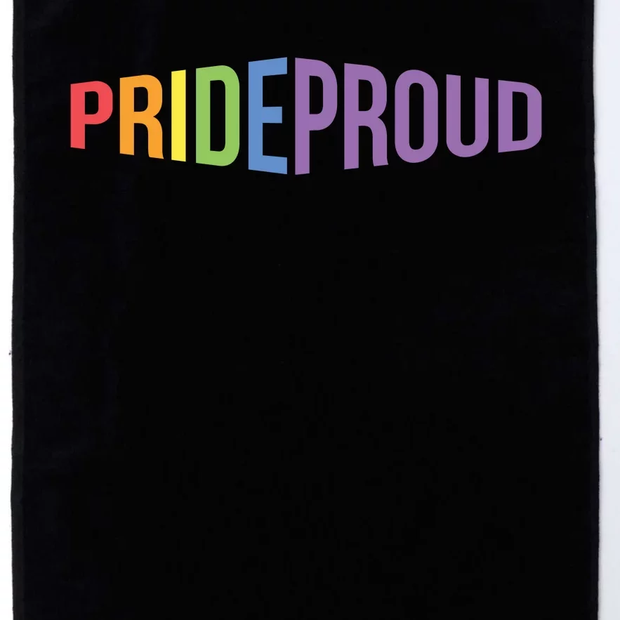 Pride Proud LGBT Platinum Collection Golf Towel