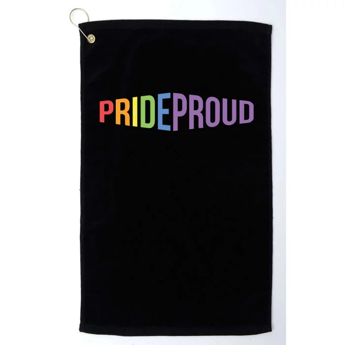 Pride Proud LGBT Platinum Collection Golf Towel