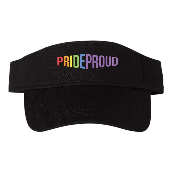 Pride Proud LGBT Valucap Bio-Washed Visor