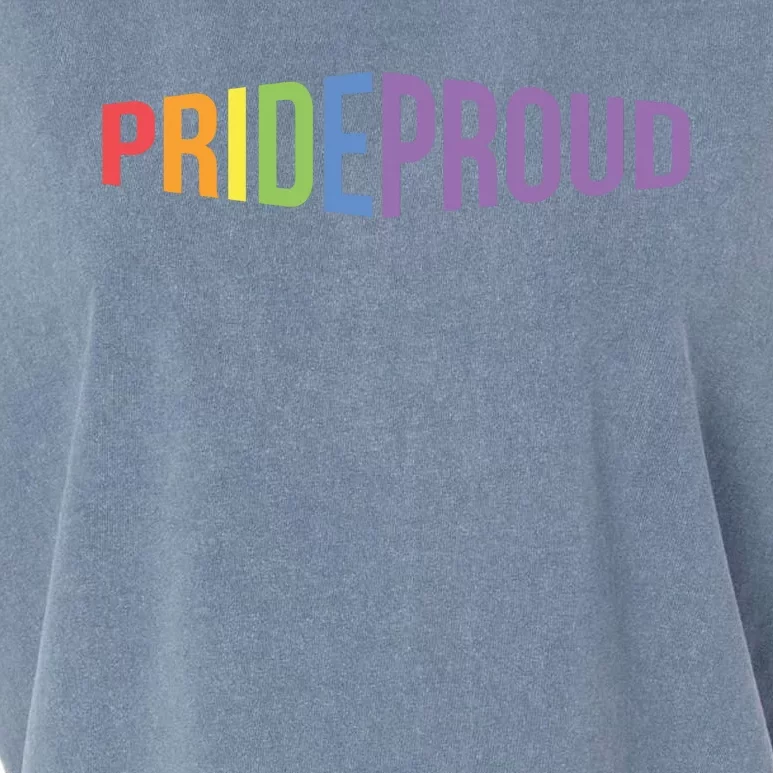 Pride Proud LGBT Garment-Dyed Women's Muscle Tee