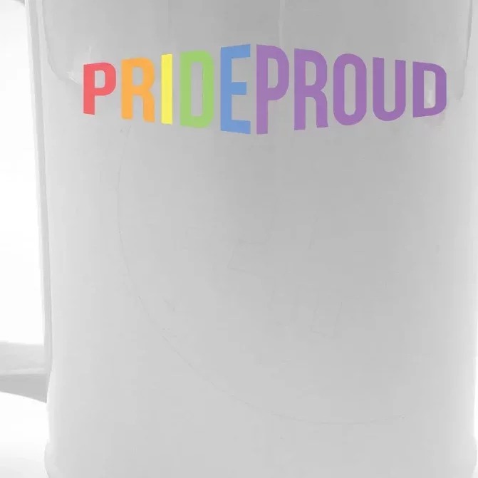 Pride Proud LGBT Front & Back Beer Stein