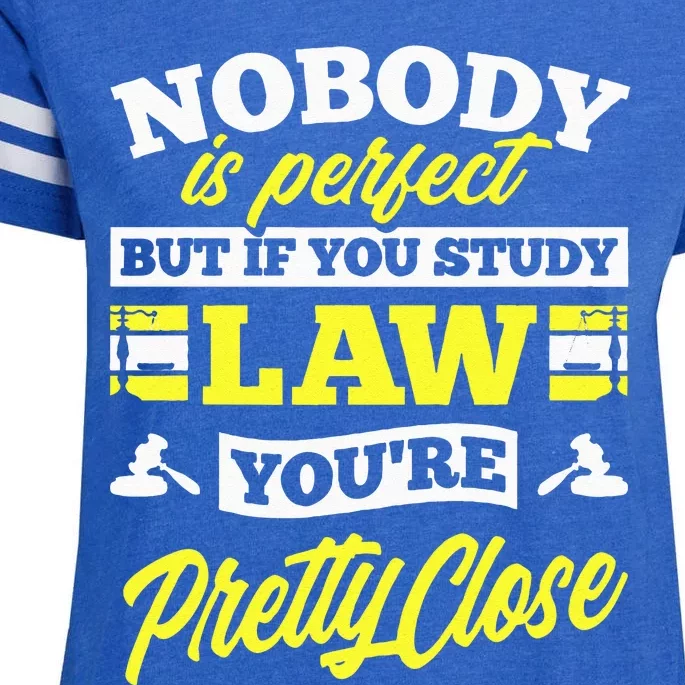 Paralegal Prosecutor Lawyer Law Student Enza Ladies Jersey Football T-Shirt