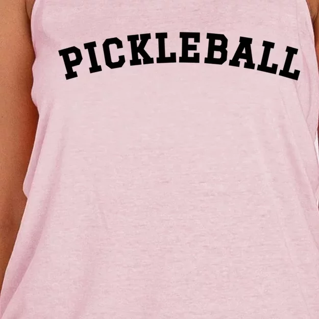 Pickleball Pickleball Lover Pickleball Gift Women's Knotted Racerback Tank