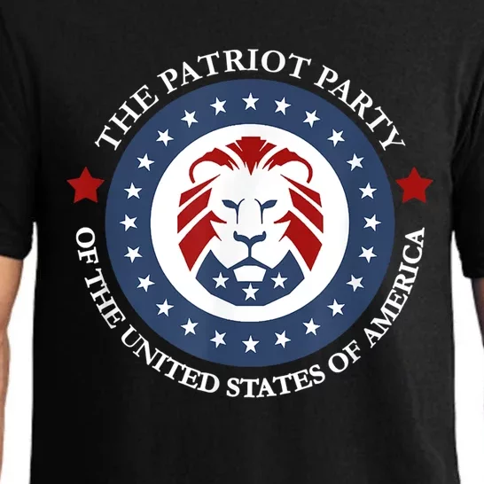 Patriot Party Lion United States 3rd Party Conservative Pajama Set