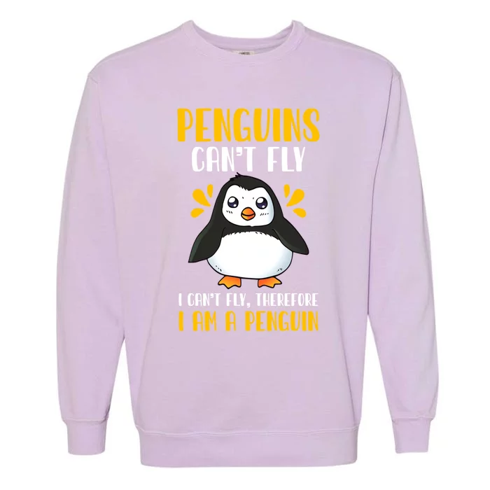 Penguin Penguin Lover Enthusiast Meaningful Gift Garment-Dyed Sweatshirt