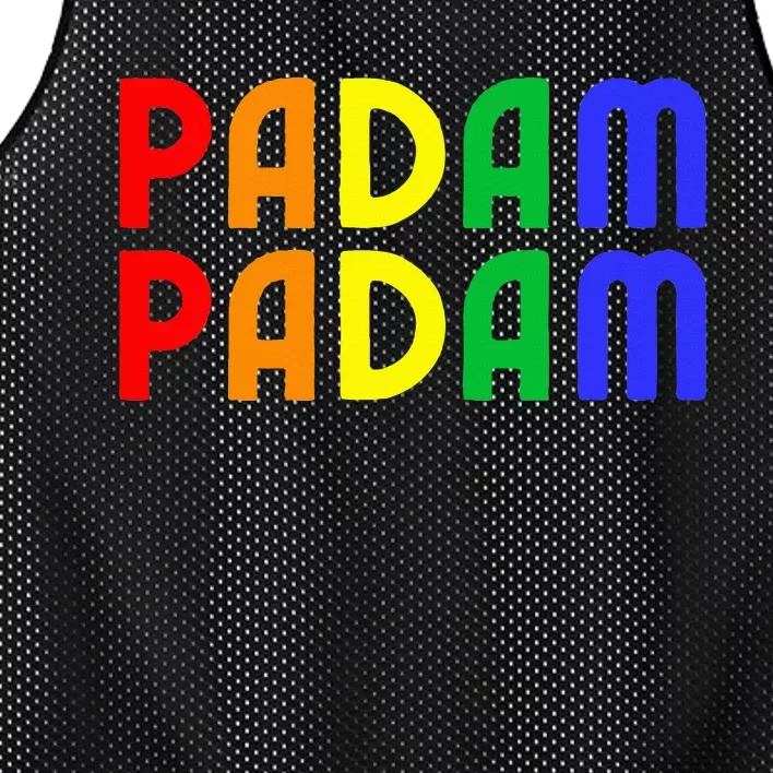 Padam Padam Lgbtq+ Pride Heartbeat Mesh Reversible Basketball Jersey Tank