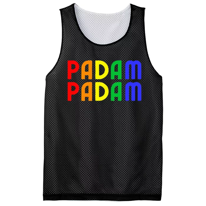 Padam Padam Lgbtq+ Pride Heartbeat Mesh Reversible Basketball Jersey Tank