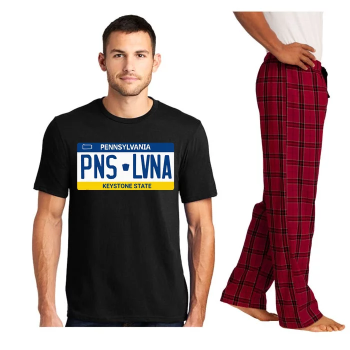 Pennsylvania PA License Plate Classic Pajama Set