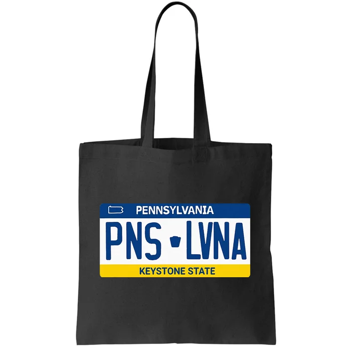 Pennsylvania PA License Plate Classic Tote Bag