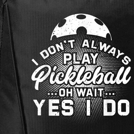 Pickleball, Pickleball Lover Tee, Pickleball Player City Backpack