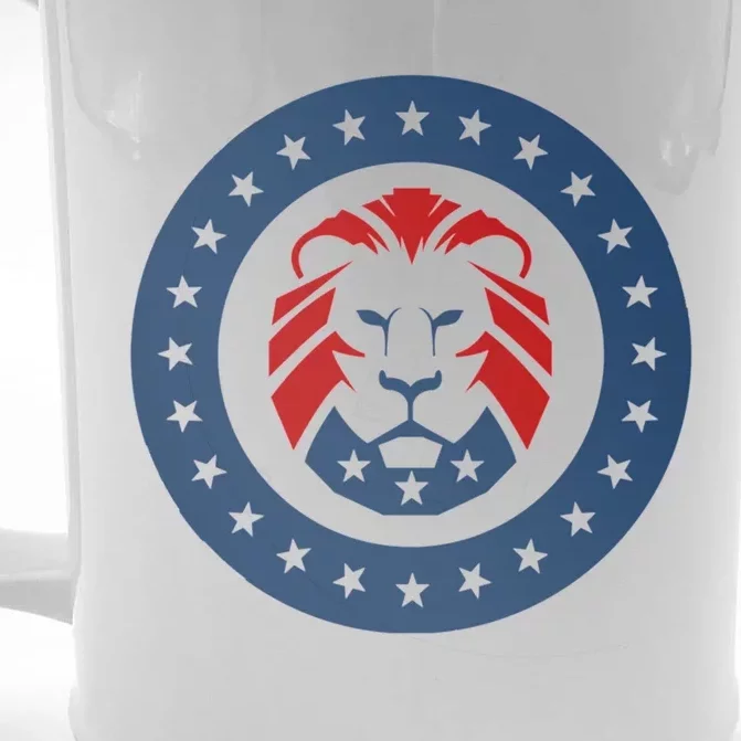 Patriots Party Lion Maga Lion Gift Front & Back Beer Stein