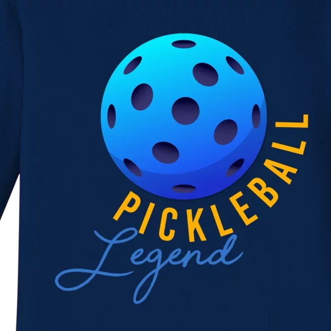 Pickleball Pickleball Legend Cute Gift Baby Long Sleeve Bodysuit