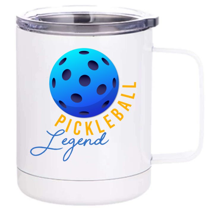 Pickleball Pickleball Legend Cute Gift Front & Back 12oz Stainless Steel Tumbler Cup