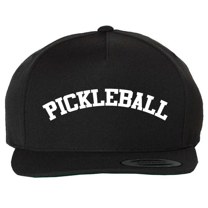 Pickleball Pickleball Lover Pickleball Gift Wool Snapback Cap