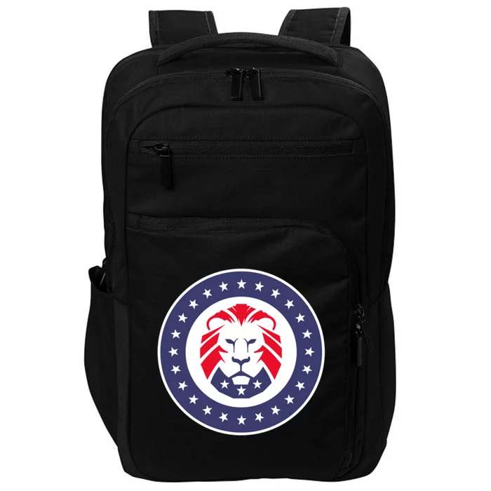 Patriot Party Lion Gift Impact Tech Backpack