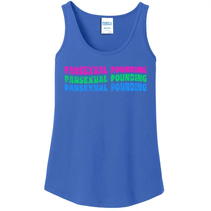 Pansexual Pounding Lgbt Pride Month Lgbtq Lgbt Community Cool Gift Ladies Essential Tank