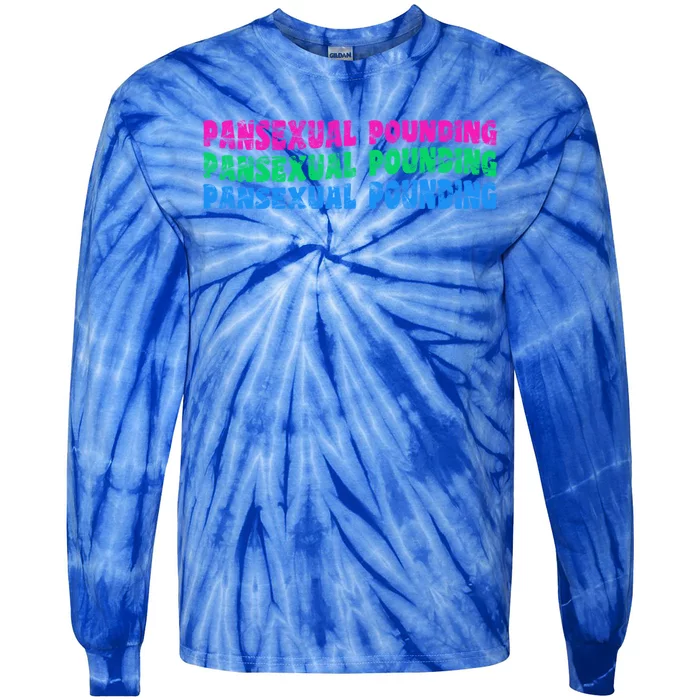 Pansexual Pounding Lgbt Pride Month Lgbtq Lgbt Community Cool Gift Tie-Dye Long Sleeve Shirt