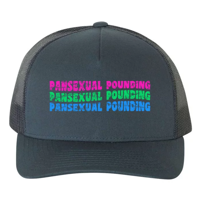 Pansexual Pounding Lgbt Pride Month Lgbtq Lgbt Community Cool Gift Yupoong Adult 5-Panel Trucker Hat