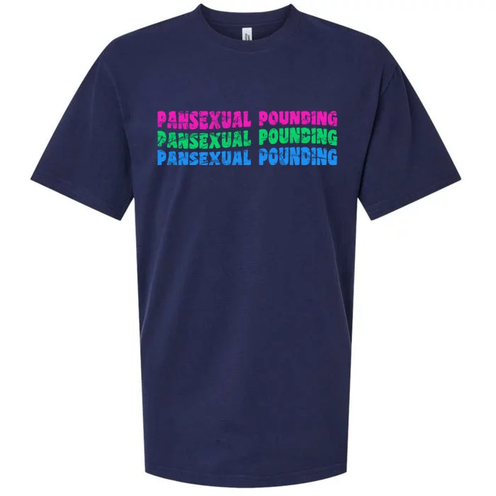 Pansexual Pounding Lgbt Pride Month Lgbtq Lgbt Community Cool Gift Sueded Cloud Jersey T-Shirt