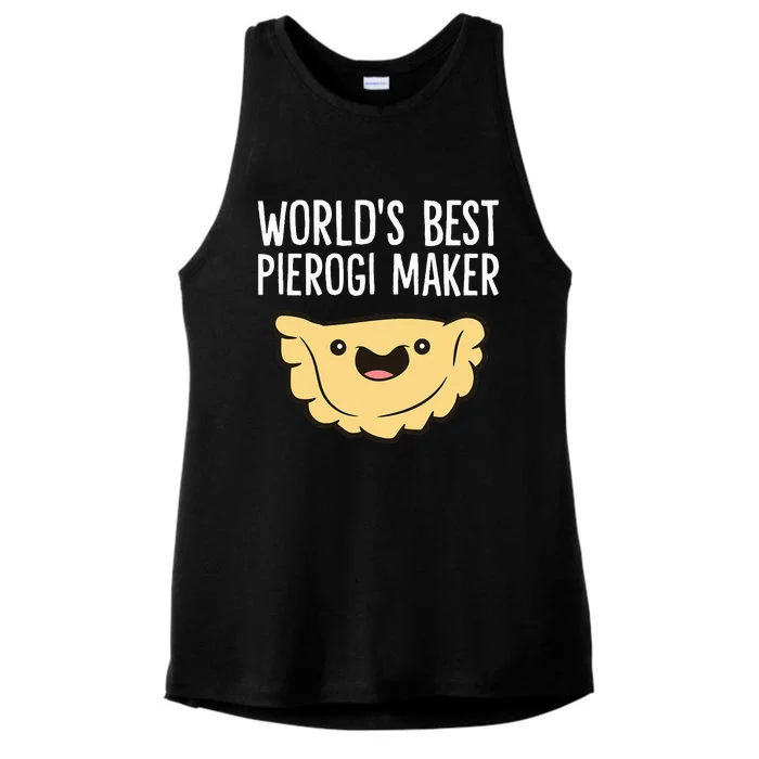 Polish Pierogi Maker World's Best Pierogi Maker Ladies Tri-Blend Wicking Tank