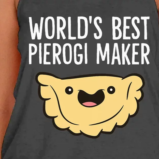 Polish Pierogi Maker World's Best Pierogi Maker Women's Knotted Racerback Tank