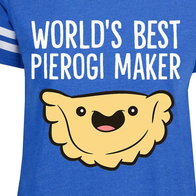 Polish Pierogi Maker World's Best Pierogi Maker Enza Ladies Jersey Football T-Shirt