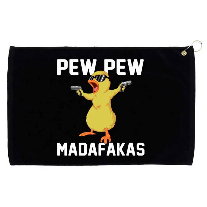 Pew Pew Madafakas Grommeted Golf Towel