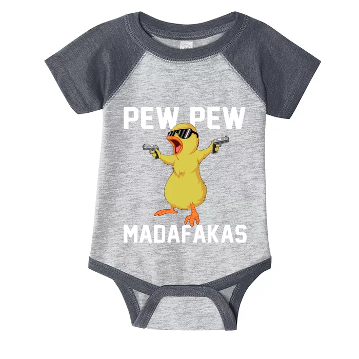 Pew Pew Madafakas Infant Baby Jersey Bodysuit