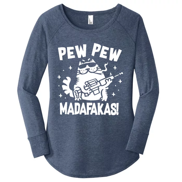 Pew Pew Madafakas Women's Perfect Tri Tunic Long Sleeve Shirt