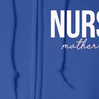 Pastel Postpartum Mother Nurse Great Gift Full Zip Hoodie