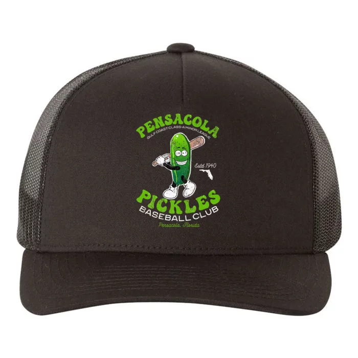 Pensacola Pickles Minor League Retro Baseball Team Yupoong Adult 5-Panel Trucker Hat