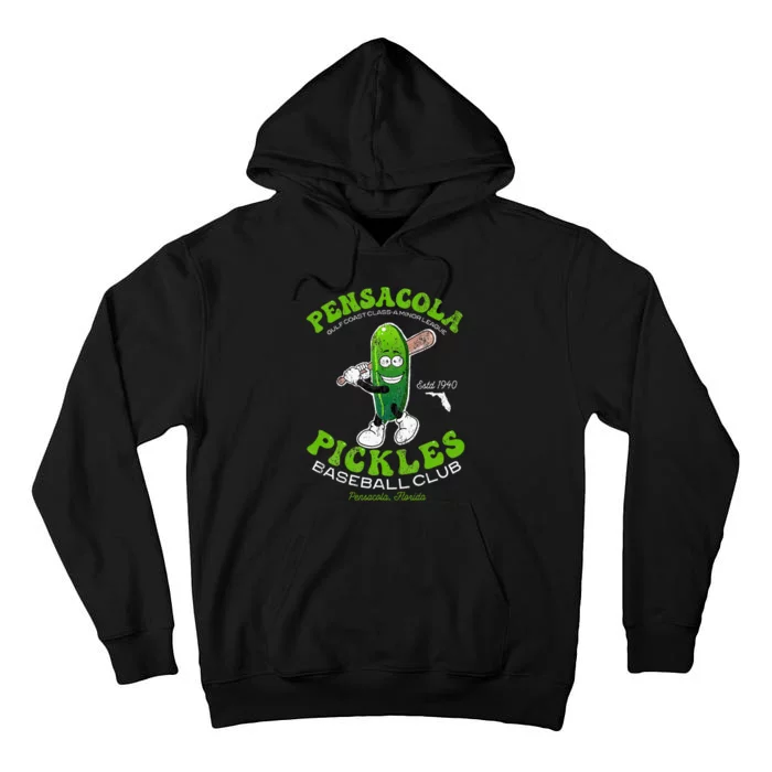 Pensacola Pickles Minor League Retro Baseball Team Tall Hoodie