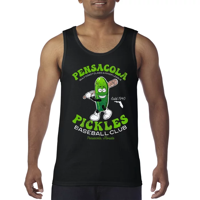 Pensacola Pickles Minor League Retro Baseball Team Tank Top