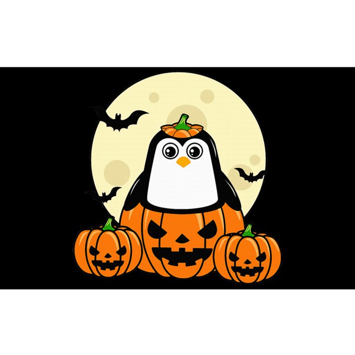 Penguin Pumpkin Moon Bats Halloween Costume Adorable and Effortless Gift Bumper Sticker