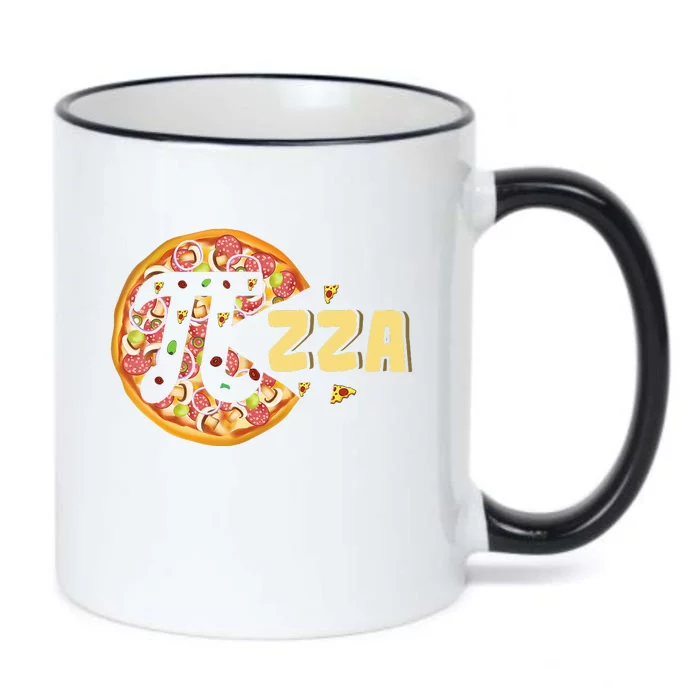 Pizza Pi Math Lovers School Teacher Student Black Color Changing Mug