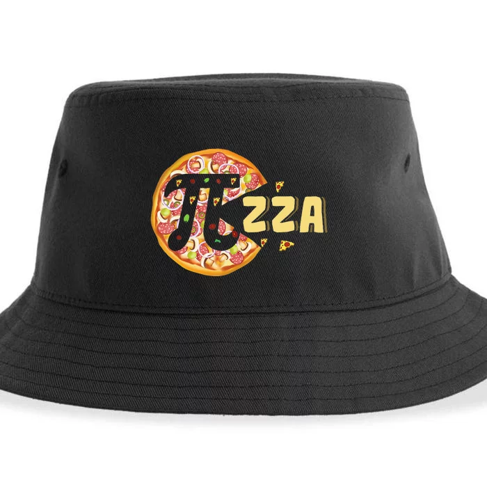 Pizza Pi Math Lovers School Teacher Student Sustainable Bucket Hat