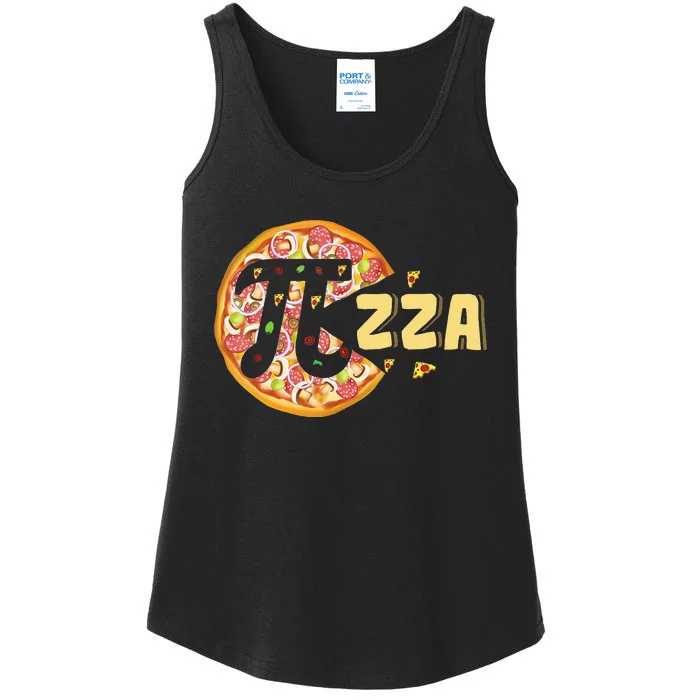 Pizza Pi Math Lovers School Teacher Student Ladies Essential Tank