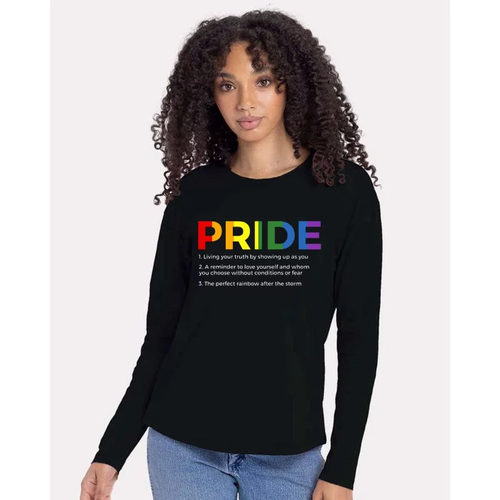 Pride Pride Month Womens Cotton Relaxed Long Sleeve T-Shirt