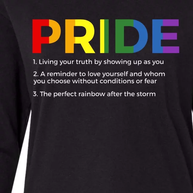 Pride Pride Month Womens Cotton Relaxed Long Sleeve T-Shirt