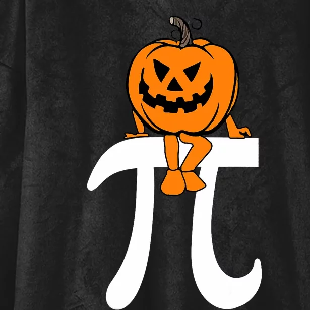 Pumpkin Pie Math Funny Halloween Thanksgiving Pi Day Hooded Wearable Blanket