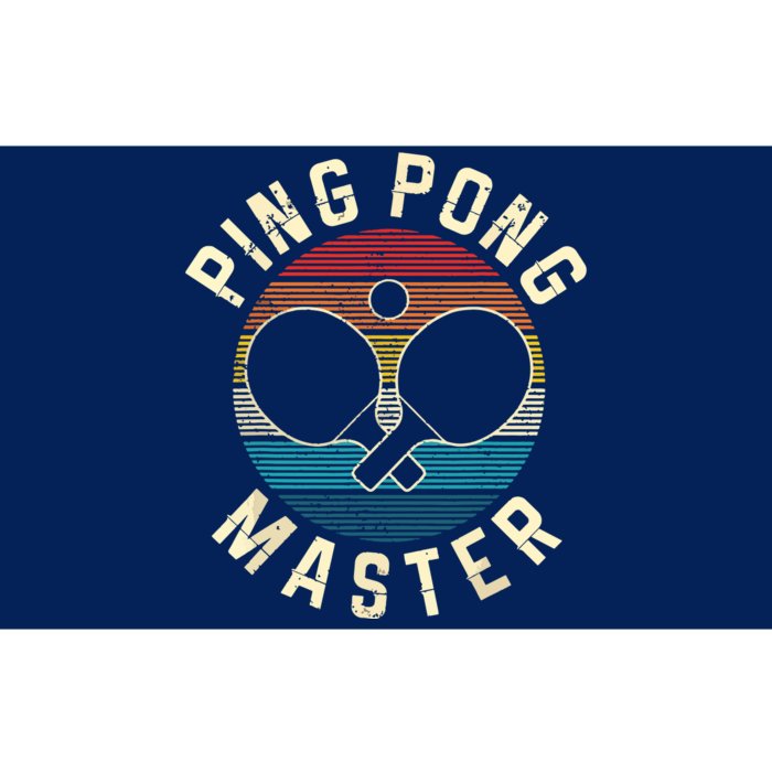 Ping Pong Master Vintage Table Tennis Player Funny Gift Bumper Sticker