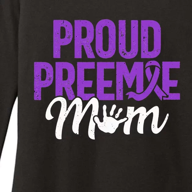 Proud Preemie Mom NICU Premature Birth Prematurity Womens CVC Long Sleeve Shirt