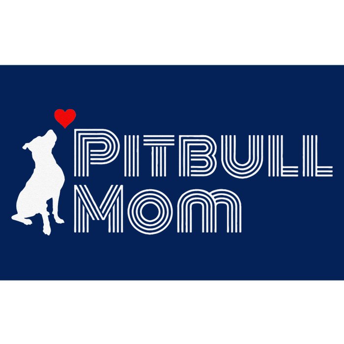 Proud Pitbull Mom Pittie Mom Pitbull Bumper Sticker