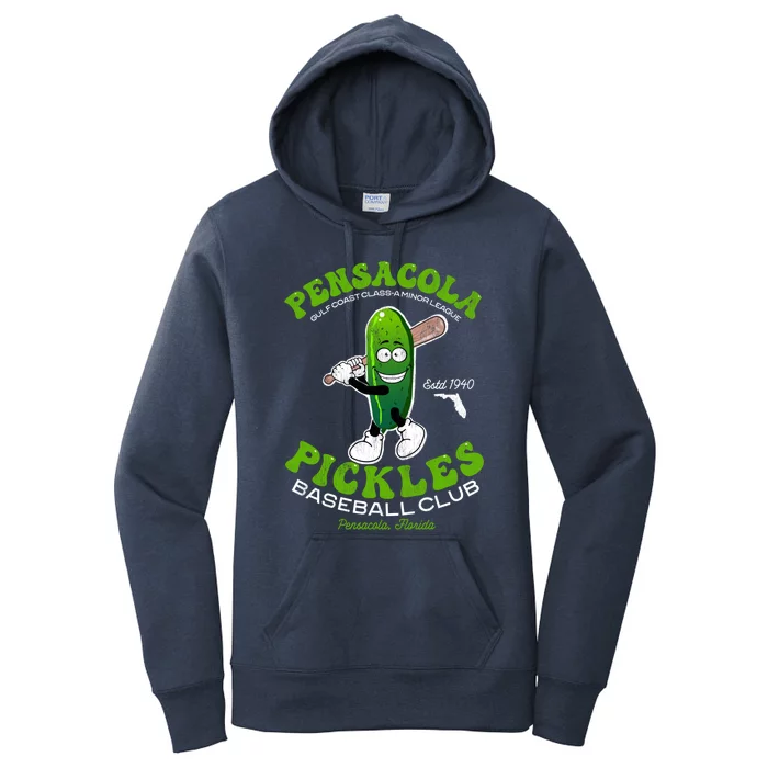 Pensacola Pickles Minor League Retro Baseball Team Gift Women's Pullover Hoodie