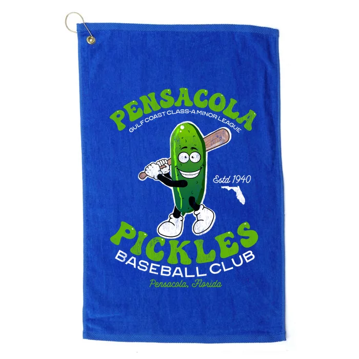 Pensacola Pickles Minor League Retro Baseball Team Gift Platinum Collection Golf Towel