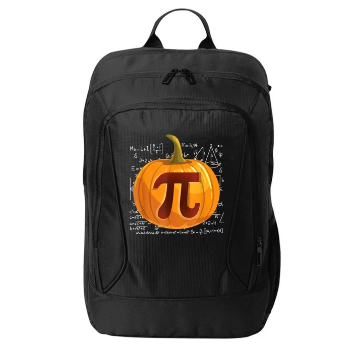 Pumpkin Pie Math Shirt Funny Halloween Thanksgiving Pi Day City Backpack