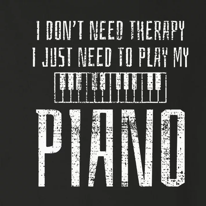 Piano Pianist Music Instrument Teacher Gift Toddler Long Sleeve Shirt