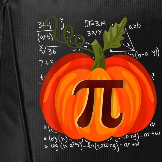 Pumpkin Pie Math Funny Halloween Thanksgiving Pi Day City Backpack